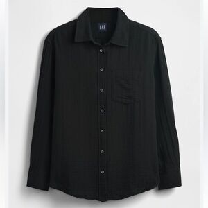 GAP WOMENS COTTON GAUZEY BUTTON DOWN SHIRT OVERSIZED LARGE